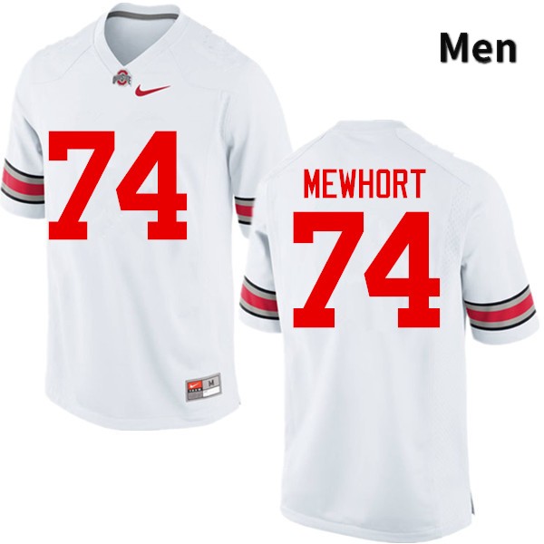 Ohio State Buckeyes Jack Mewhort Men's #74 White Game Stitched College Football Jersey